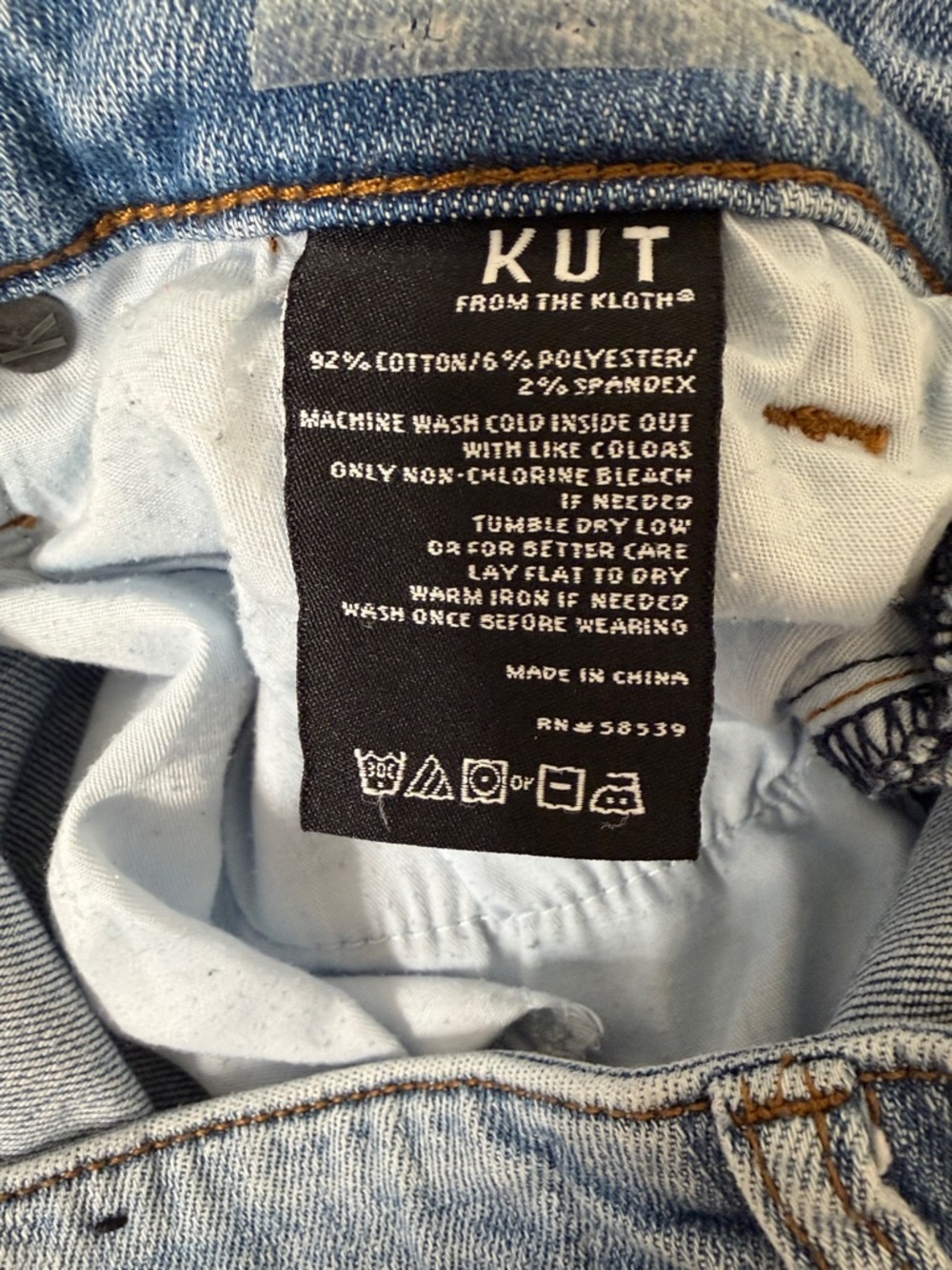 Kut From The Kloth Reese High-Rise Fab Ab Ankle Straight Jeans - Picture 7 of 7
